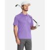 imageBoladeci Mens Golf Polo Shirts Short Sleeve Performance Quick Dry Breathable Work Business Casual ShirtsLight Purple