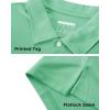 imageBoladeci Mens Golf Polo Shirts Short Sleeve Performance Quick Dry Breathable Work Business Casual ShirtsMint Green