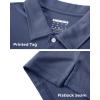 imageBoladeci Mens Golf Polo Shirts Short Sleeve Performance Quick Dry Breathable Work Business Casual ShirtsNavy Blue