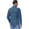 imageBoladeci Mens Quarter Zip Pullover Premium Fleece Lined Heather Long Sleeve Golf Shirts Midweight 14 Half Zip SweatshirtsBlue Grey