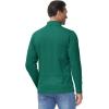 imageBoladeci Mens Quarter Zip Pullover Premium Fleece Lined Heather Long Sleeve Golf Shirts Midweight 14 Half Zip SweatshirtsDark Green