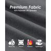 imageBoladeci Mens Quarter Zip Pullover Premium Fleece Lined Heather Long Sleeve Golf Shirts Midweight 14 Half Zip SweatshirtsDark Grey