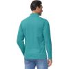 imageBoladeci Mens Quarter Zip Pullover Premium Fleece Lined Heather Long Sleeve Golf Shirts Midweight 14 Half Zip SweatshirtsGreen