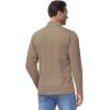 imageBoladeci Mens Quarter Zip Pullover Premium Fleece Lined Heather Long Sleeve Golf Shirts Midweight 14 Half Zip SweatshirtsKhaki