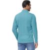 imageBoladeci Mens Quarter Zip Pullover Premium Fleece Lined Heather Long Sleeve Golf Shirts Midweight 14 Half Zip SweatshirtsLake Blue