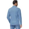 imageBoladeci Mens Quarter Zip Pullover Premium Fleece Lined Heather Long Sleeve Golf Shirts Midweight 14 Half Zip SweatshirtsLight Blue