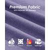 imageBoladeci Mens Quarter Zip Pullover Premium Fleece Lined Heather Long Sleeve Golf Shirts Midweight 14 Half Zip SweatshirtsPurple