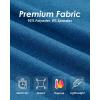 imageBoladeci Mens Quarter Zip Pullover Premium Fleece Lined Heather Long Sleeve Golf Shirts Midweight 14 Half Zip SweatshirtsSea Blue