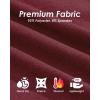 imageBoladeci Mens Quarter Zip Pullover Premium Fleece Lined Heather Long Sleeve Golf Shirts Midweight 14 Half Zip SweatshirtsWine Red