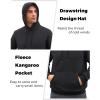 imageBoladeci Mens Sherpa Lined Hoodie Heavy Weight Cotton Winter Cold Weather Warm Fleece Thick Hooded Sweatshirts PulloverBlack