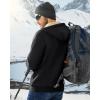 imageBoladeci Mens Sherpa Lined Hoodie Jacket Winter Warm Heavy Weight Zip Up Hooded Sweatshirt Thick Fleece CoatsBlack
