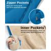 imageBoladeci Mens Sherpa Lined Hoodie Jacket Winter Warm Heavy Weight Zip Up Hooded Sweatshirt Thick Fleece CoatsBlue Green