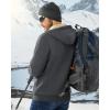 imageBoladeci Mens Sherpa Lined Hoodie Jacket Winter Warm Heavy Weight Zip Up Hooded Sweatshirt Thick Fleece CoatsDark Gray