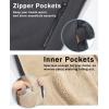 imageBoladeci Mens Sherpa Lined Hoodie Jacket Winter Warm Heavy Weight Zip Up Hooded Sweatshirt Thick Fleece CoatsDark Gray