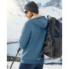 imageBoladeci Mens Sherpa Lined Hoodie Jacket Winter Warm Heavy Weight Zip Up Hooded Sweatshirt Thick Fleece CoatsLight Blue