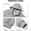 imageBoladeci Mens Sherpa Lined Hoodie Jacket Winter Warm Heavy Weight Zip Up Hooded Sweatshirt Thick Fleece CoatsLight Gray