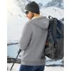 imageBoladeci Mens Sherpa Lined Hoodie Jacket Winter Warm Heavy Weight Zip Up Hooded Sweatshirt Thick Fleece CoatsLight Gray