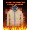 imageBoladeci Mens Sherpa Lined Hoodie Jacket Winter Warm Heavy Weight Zip Up Hooded Sweatshirt Thick Fleece CoatsLight Gray