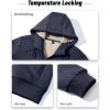 imageBoladeci Mens Sherpa Lined Hoodie Jacket Winter Warm Heavy Weight Zip Up Hooded Sweatshirt Thick Fleece CoatsNavy Blue