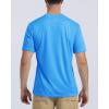 imageBoladeci Mens Swim Shirt Short Sleeve UPF 50 Sun Protection SPF UV Moisture Wicking Lightweight Quick Dry Rash GuardAzure