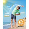 imageBoladeci Mens Swim Shirt Short Sleeve UPF 50 Sun Protection SPF UV Moisture Wicking Lightweight Quick Dry Rash GuardMint Green