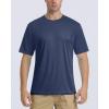 imageBoladeci Mens Swim Shirt Short Sleeve UPF 50 Sun Protection SPF UV Moisture Wicking Lightweight Quick Dry Rash GuardNavy Blue