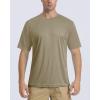 imageBoladeci Mens Swim Shirt Short Sleeve UPF 50 Sun Protection SPF UV Moisture Wicking Lightweight Quick Dry Rash GuardOlive Drab
