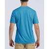 imageBoladeci Mens Swim Shirt Short Sleeve UPF 50 Sun Protection SPF UV Moisture Wicking Lightweight Quick Dry Rash GuardTeal