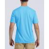 imageBoladeci Mens Swim Shirt Short Sleeve UPF 50 Sun Protection SPF UV Moisture Wicking Lightweight Quick Dry Rash GuardWater Blue