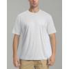 imageBoladeci Mens Swim Shirt Short Sleeve UPF 50 Sun Protection SPF UV Moisture Wicking Lightweight Quick Dry Rash GuardWhite