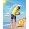 imageBoladeci Mens Swim Shirt Short Sleeve UPF 50 Sun Protection SPF UV Moisture Wicking Lightweight Quick Dry Rash GuardYellow