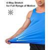 imageBoladeci Mens Tank Top Workout Athletic Quick Dry Lightweight Summer Beach Gym UPF 50 Sun Protection Sleeveless ShirtsAzure