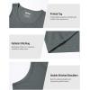 imageBoladeci Mens Tank Top Workout Athletic Quick Dry Lightweight Summer Beach Gym UPF 50 Sun Protection Sleeveless ShirtsDark Gray