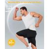 imageBoladeci Mens Tank Top Workout Athletic Quick Dry Lightweight Summer Beach Gym UPF 50 Sun Protection Sleeveless ShirtsWhite