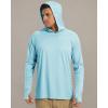 imageBoladeci Mens UPF 50 Sun Protection Lightweight Hoodie Shirts Long Sleeve Fishing Shirts SPF UV Hiking SwimLake Blue