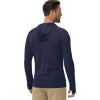 imageBoladeci Mens UPF 50 Sun Protection Lightweight Hoodie Shirts Long Sleeve Fishing Shirts SPF UV Hiking SwimNavy Blue