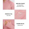 imageBoladeci Mens UPF 50 Sun Protection Lightweight Hoodie Shirts Long Sleeve Fishing Shirts SPF UV Hiking SwimPink