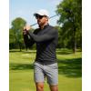imageBoladeci Mens UPF 50 Sun Shirts 14 Zip Long Sleeve SPF UV Protection Lightweight Quick Dry Quarter Zip Golf ShirtsBlack