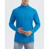 imageBoladeci Mens UPF 50 Sun Shirts 14 Zip Long Sleeve SPF UV Protection Lightweight Quick Dry Quarter Zip Golf ShirtsBlue