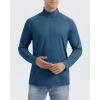 imageBoladeci Mens UPF 50 Sun Shirts 14 Zip Long Sleeve SPF UV Protection Lightweight Quick Dry Quarter Zip Golf ShirtsBlue Grey