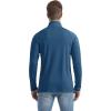 imageBoladeci Mens UPF 50 Sun Shirts 14 Zip Long Sleeve SPF UV Protection Lightweight Quick Dry Quarter Zip Golf ShirtsBlue Grey