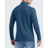 imageBoladeci Mens UPF 50 Sun Shirts 14 Zip Long Sleeve SPF UV Protection Lightweight Quick Dry Quarter Zip Golf ShirtsBlue Grey