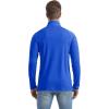 imageBoladeci Mens UPF 50 Sun Shirts 14 Zip Long Sleeve SPF UV Protection Lightweight Quick Dry Quarter Zip Golf ShirtsColour Blue