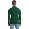 imageBoladeci Mens UPF 50 Sun Shirts 14 Zip Long Sleeve SPF UV Protection Lightweight Quick Dry Quarter Zip Golf ShirtsDark Green