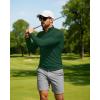 imageBoladeci Mens UPF 50 Sun Shirts 14 Zip Long Sleeve SPF UV Protection Lightweight Quick Dry Quarter Zip Golf ShirtsDark Green