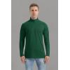 imageBoladeci Mens UPF 50 Sun Shirts 14 Zip Long Sleeve SPF UV Protection Lightweight Quick Dry Quarter Zip Golf ShirtsDark Green