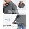 imageBoladeci Mens UPF 50 Sun Shirts 14 Zip Long Sleeve SPF UV Protection Lightweight Quick Dry Quarter Zip Golf ShirtsDark Grey