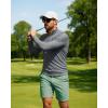 imageBoladeci Mens UPF 50 Sun Shirts 14 Zip Long Sleeve SPF UV Protection Lightweight Quick Dry Quarter Zip Golf ShirtsDark Grey