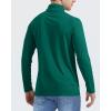 imageBoladeci Mens UPF 50 Sun Shirts 14 Zip Long Sleeve SPF UV Protection Lightweight Quick Dry Quarter Zip Golf ShirtsEmerald Green
