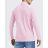 imageBoladeci Mens UPF 50 Sun Shirts 14 Zip Long Sleeve SPF UV Protection Lightweight Quick Dry Quarter Zip Golf ShirtsLight Pink